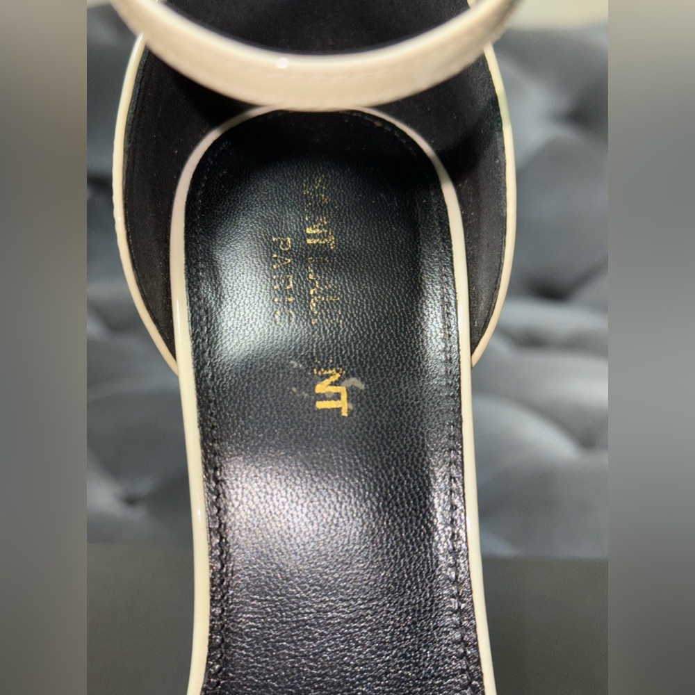 Opyum YSL Logo-Heel Sandals with Black
Hardware - Picture 3 of 12